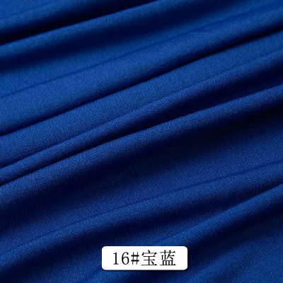 Four Sided Elastic Spandex Solid Color Milk Silk Per Meter Knit Fabric TJ21303