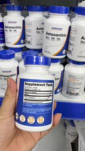 Nutricost Astaxanthin 12mg - Viên uống giúp bảo vệ tim mạch giảm lão hóa chống oxy hóa - ✓ Giảm cholesterol máu bảo vệ sức khỏe tim mạch ✓ Hỗ trợ sức khỏe sinh sản ✓ Giảm tốc độ lão hóa não bộ và suy giảm trí nhớ