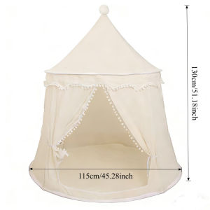 Aoduoyaya Kids Portable Solid Color Dreamy Mosquito Net Drafty Bed Canopy Privacy Space Sleeping Indoor Tents