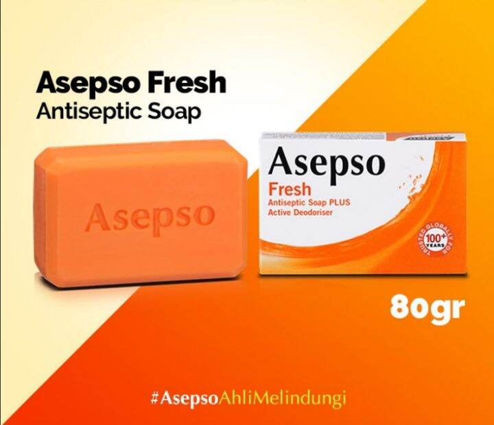 Asepso Sabun Batang Soap Fresh 80gr Lazada Indonesia