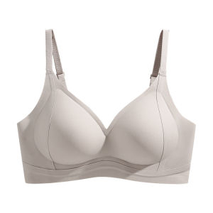 Maniyun Soft Support Seamless Bra Women Fixed Cup Small Chest Push Up Bra Comfort Non-wired Bra Lingerie