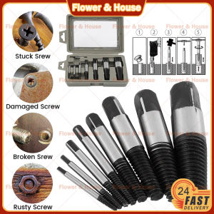 8-piece set of broken head screws extractor faucet triangle valve broken wire and twisted thread