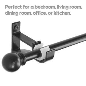 4Pcs Bracket Batang Gorden Bracket Kaki Penyangga Rell Kaki Tiang Gorden