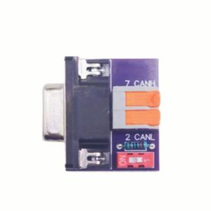 CAN Bus Interfaces Board USB To 120Ohm Terminals Resistors Toolless Installation Space Saving Design