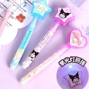 Sanrio Hello Kitty Cinnamoroll Dễ Thương Magic Vô Hình Highlighter Bút Đánh Dấu Chống Thấm Nước 2 Trong 1 UV Light Tranh Đánh Dấu Mực Vô Hình Huỳnh Quang Trẻ Em Quà Tặng