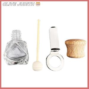 CISWGE Air Freshener Car Perfume Clip Essential Oil Diffuser Vent Empty Glass Bottle Decoration Aromatherapy Glass Bottle