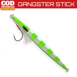Metal Jig 200g Slow Fast Colorful Glow in The Dark Fluorescent Gangster Stick Handmade