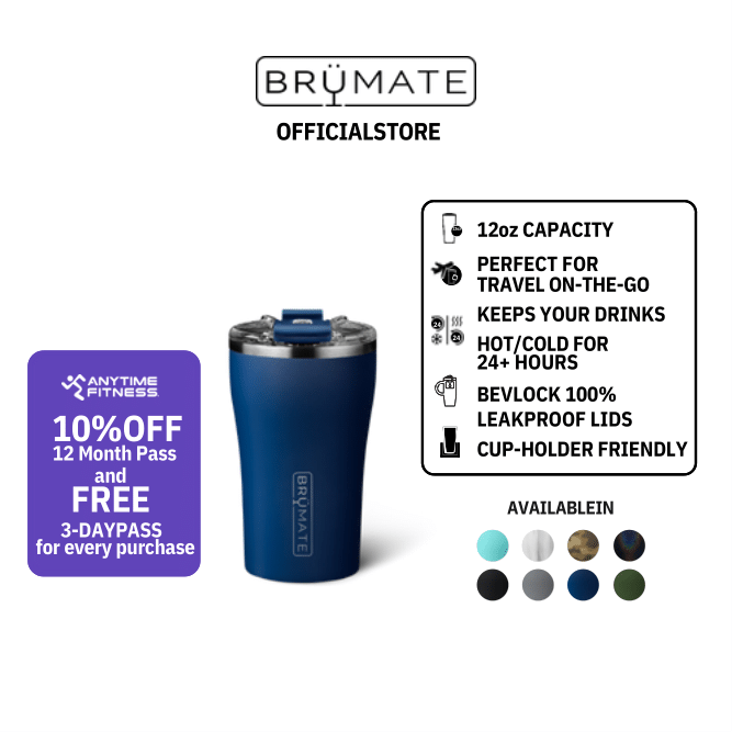 Brumate NAV Triple Insulated Tumbler 12oz | Lazada