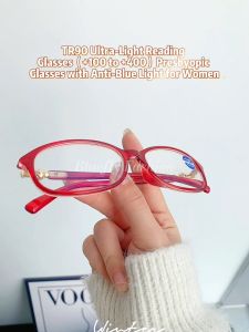 Cermin Mata Baca Anti-cahaya Biru Untuk Wanita Model Ultra Ringan/Anti-blue Light Reading Glasses for Women Ultra-light Model