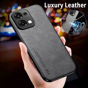 Luxury Leather Armor Case For OPPO A5 A6 Pro A5X 4G 5G Car c Holder Soft Silicone Protection Phone Cover for OppoA6 A5Pro