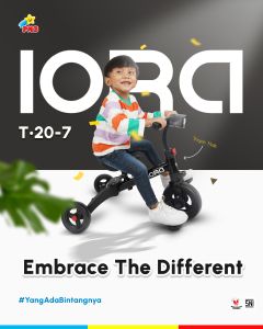 Sepeda Anak Roda Tiga Iora Tricycle T20-7 Balance pushbike PMB T 20 7 Multifungsi lampu musik Mainan Keseimbangan sepeda roda tiga balance bike terbaru nuwa