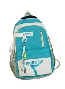 HY BAG #2911 FASHION WOMENS CASUAL NYLON 16INCH BACKPACK WATERPROOF MULTICOLOR CLASSIC DESIGN