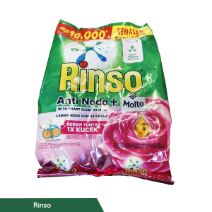 Detergent Bubuk Rinso + Molto 380 Gr Deterjen Laundry Detergen Serbuk Kemasan Plastik
