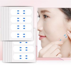 40Pcs Waterproof V Face Makeup Adhesive Tape Invisible Breathable Lift Face Sticker Lifting Tighten