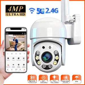 V380 Pro 4MP WiFi IP Camera Outdoor Waterproof Speed Dome Auto Tracking Motion Alarm Security CCTV