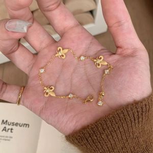 Medieval Style Hand-brushed Iris Bracelet Womens Double-sided Wear Push-pull Adjustable Bracelet