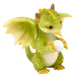 BANDA Waterproof Mini Cute Dragon Ornament Handicraft Statue Dragon Resin Sculpture Kawaii Miniature Dinosaur Models Garden Succulents Crafts