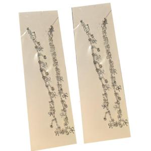 2pcs phong cách thạch Giày quyến rũ có thể tháo rời Giày chuỗi Giày phụ kiện trang trí cho giày cao gót nữ khởi động Sneakers