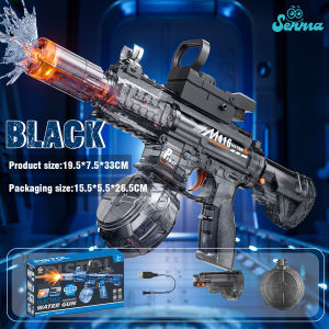 Breathe Fire High Speed Electric Water Gun For Kids With Flash Muffler Continuous Shooting Spray