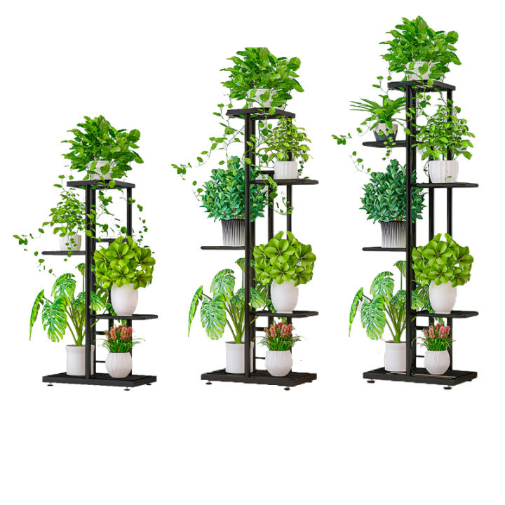 Ornate Display Rack 4/5/6/8 Tier Metal Plant Stand Shelf Plant Stand Flower Pot Holder ...