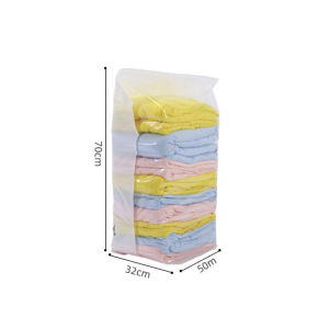 3D Vacuum Bag Clothes Storage Bag With Valve Transparent Compressed Organizer Travel Space Saving Seal Packet
