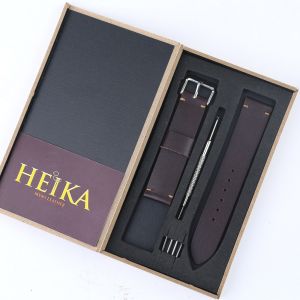 Dây đồng hồ da bò vachetta Heika dây da đồng hồ cao cấp handmade khâu tay thủ công size 18mm 20mm 22mm 24mm(Fullbox)