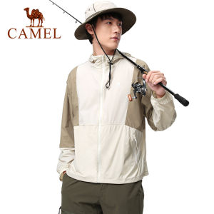 Camel Outdoor Mens upf40+ Sun Protection Coat Cool Skin Breathable Jacket