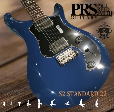 PRS S2 Standard 22 Space Blue Made In USA Electric Guitar with Gig Bag