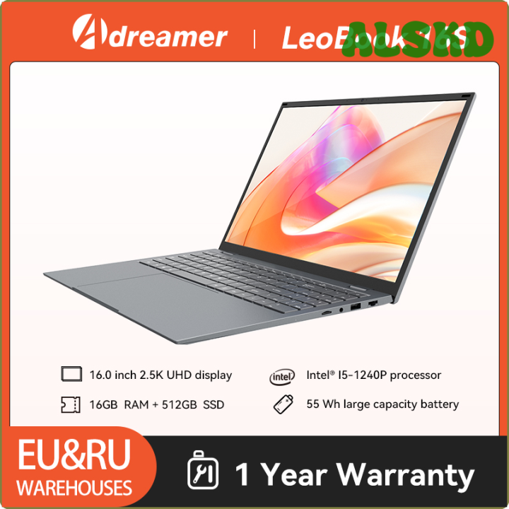 ALSKD Laptop Adreamer LeoBook 16S ,Ultrabook 16 Inch,2.5K IPS, Intel i5 ...