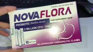 NOVAFLORA PROBIOTICS 10 MINI BOTTLES 100% FDA APPROVED