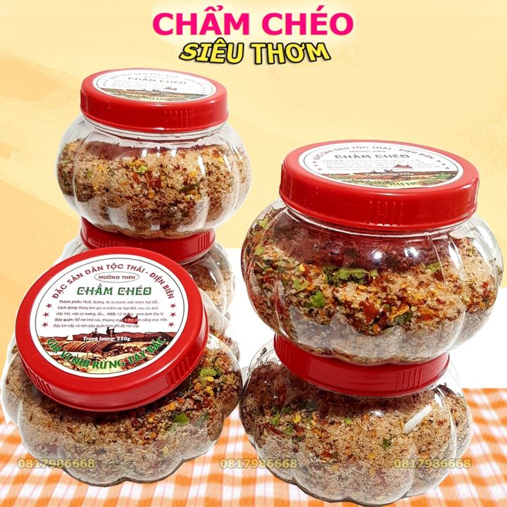 Lọ muối chấm chẩm chéo đặc sản tây bắc - Gia vị chấm hoa quả, dồ ăn ...