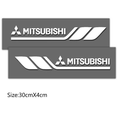 2 cái/Bộ trang trí xe hơi Fender sọc Decal thể thao sticker cho Mitsubishi xpander Attrage ảo ảnh Outlander thể thao Pajero Triton