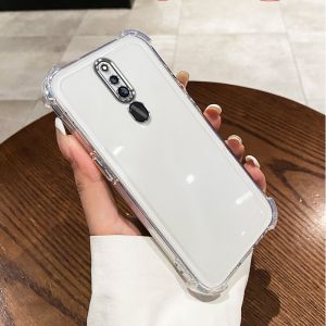 เคสสำหรับ OPPO F11 Pro เคสศัพท์ OPPO F11 เคสนุ่มซิลิโคนกันกระแทก ดีไซน์ใหม่สวยงามใส การ์ตูนพร้อมที่วางและฟิล์มนุ่ม SJMlbbzj01