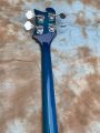 Classic Rickenbacker 4003 Blue burst Electric Bass Guitar 22 Frets Chrome Hardware Can be customized. 