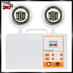 [Ueb Wholesale Mall] Emergency Lamp Dual Adjustable Heads Wall Mount Emergency Lighting for Business Home Power Failure