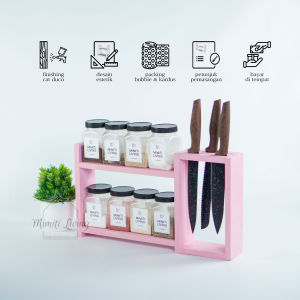rak kayu pisau dapur