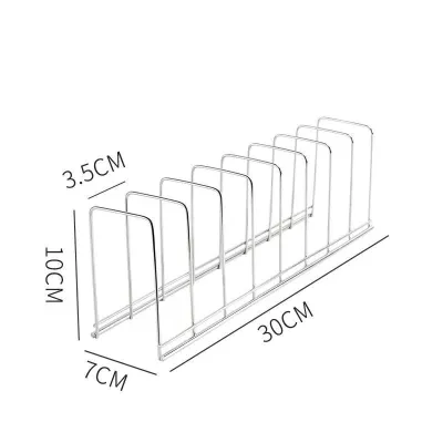 Stainless Steel Dish Rack Plate Holder Bowl Drain Rack Kitchen Cultry Drying Storage Rak
