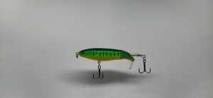 Popper lure bait ekor berputar top water minnow pencil spinner lure