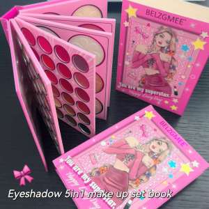 New Eye Shadow Palette MakeupLong Lasting Waterproof Funny Cover Book Matte Glitter Powder super my