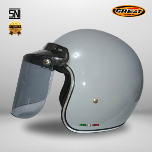 Great Helm Bogo List Chrome Premium Abu Original Pria Wanita SNI L01
