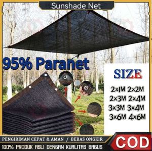 Anti-UV Paranet jaring sunshade Net penahan panas sun shade Shading Rate 90% jaring paranet anti panas terpal 1x2 1x3 2x3 3x3 2x4 3x4 3x5 4x6 3x8 paranet anti air dan panas