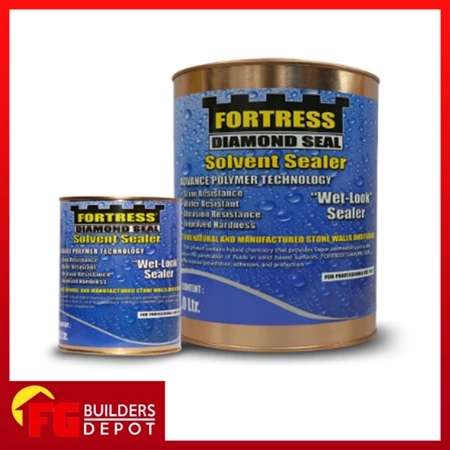 FORTRESS Diamond Seal Solvent Sealer High Gloss Acrylic Sealer for ...