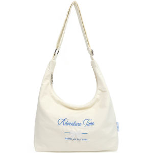 Korean niche bags ins Canvas bag crossbody bag for women summer style fresh and sweet large capacity shoulder bag tote bag