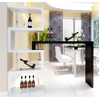 360 ° rotating bar table living room restaurant partition bar counter wall rotating computer table