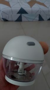 SHENAR Mini Chopper Multifungsi Penggiling Daging/Bawang Manual Warna Pastel