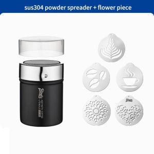 Bincoo bột spreader Cà Phê Latte bột sifter 304 thép không gỉ nghệ thuật Latte khuôn và nghệ thuật Latte VAT