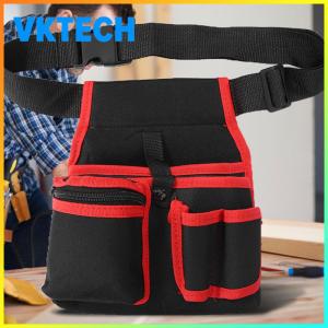 Vktech กระเป๋าเครื่องมือไฟฟ้าสะพายเอวทนทานพร้อมช่องเก็บของหลายช่องสำหรับงานก่อสร้างและซ่อมบำรุงบ้าน