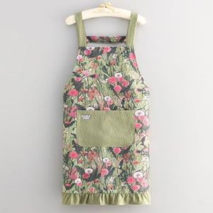TANTUANG Nông thôn Tạp dề nhà bếp Chống bám bẩn Chống thấm nước Tạp dề đầu bếp Hiện đại Thoáng khí Quần áo làm việc trong ngành dịch vụ ăn uống dành cho phụ nữ
