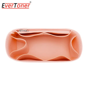 Evertoner Phụ Nữ nhét đồ bằng nỉ Túi Trang Điểm Túi mỹ phẩm Du Lịch Bên Trong Túi Xách Lưu Trữ Organizer Tote Cho Longchamp