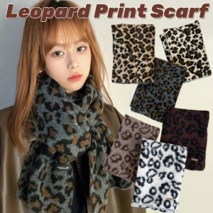 OEUVR Phong cách Hàn Quốc Khăn quàng cổ họa tiết báo Nhẹ Hỗn hợp cashmere Khăn len giả Hợp thời trang Ấm áp Khăn choàng mùa đông Phụ nữ/Nam giới